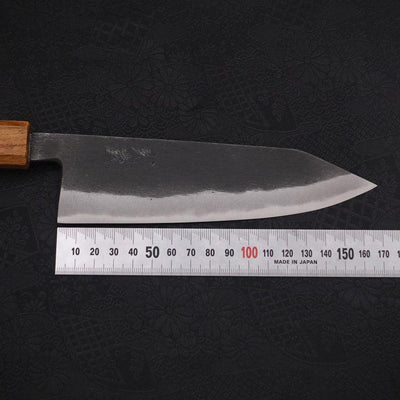 Kiritsuke Santoku White steel #2 Kurouchi Yaki Urushi Handle 170mm-White steel #2-Kurouchi-Japanese Handle-[Musashi]-[Japanese-Kitchen-Knives]