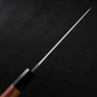 Kiritsuke Silver Steel #3 Damascus Buffalo Teak Handle 210mm (8.3”)-[Musashi]-[Japanese-Kitchen-Knives]