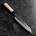 Kiritsuke Silver Steel #3 Kasumi Buffalo Magnolia Handle 200mm-[Musashi]-[Japanese-Kitchen-Knives]