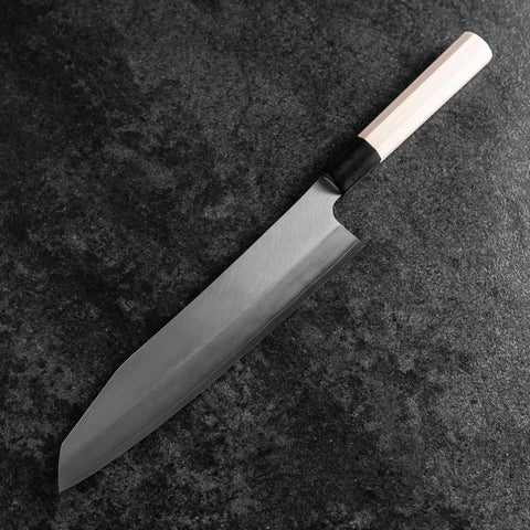 Kiritsuke Silver Steel #3 Kasumi Buffalo Magnolia Handle 240mm-[Musashi]-[Japanese-Kitchen-Knives]