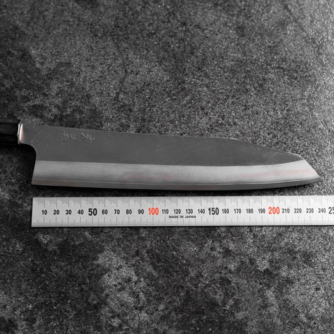 Kiritsuke Silver Steel #3 Kasumi Buffalo Magnolia Handle 240mm-[Musashi]-[Japanese-Kitchen-Knives]