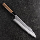 Kiritsuke Silver Steel #3 Kasumi Buffalo Walnut Handle 210mm (8.2”)-[Musashi]-[Japanese-Kitchen-Knives]