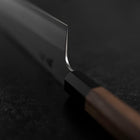 Kiritsuke Silver Steel #3 Kasumi Buffalo Walnut Handle 240mm (9.4”)-[Musashi]-[Japanese-Kitchen-Knives]