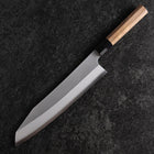 Kiritsuke Silver Steel #3 Kasumi Buffalo Walnut Handle 240mm-[Musashi]-[Japanese-Kitchen-Knives]