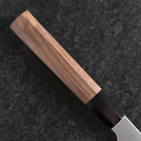 Kiritsuke Silver Steel #3 Kasumi Buffalo Walnut Handle 240mm-[Musashi]-[Japanese-Kitchen-Knives]