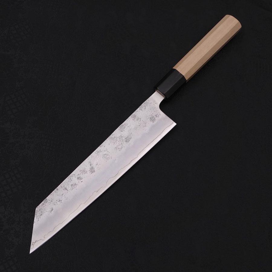 Kiritsuke Silver Steel #3 Nashiji Buffalo Magnolia Handle 210mm-Silver steel #3-Nashiji-Japanese Handle-[Musashi]-[Japanese-Kitchen-Knives]