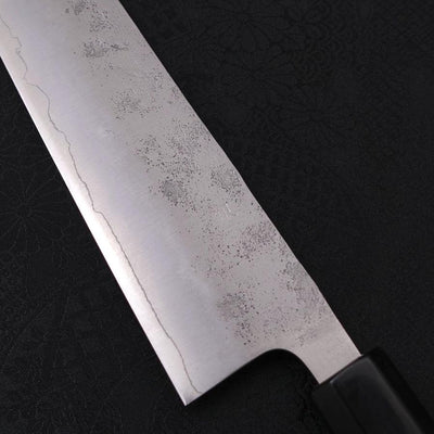 Kiritsuke Silver Steel #3 Nashiji Buffalo Magnolia Handle 210mm-Silver steel #3-Nashiji-Japanese Handle-[Musashi]-[Japanese-Kitchen-Knives]