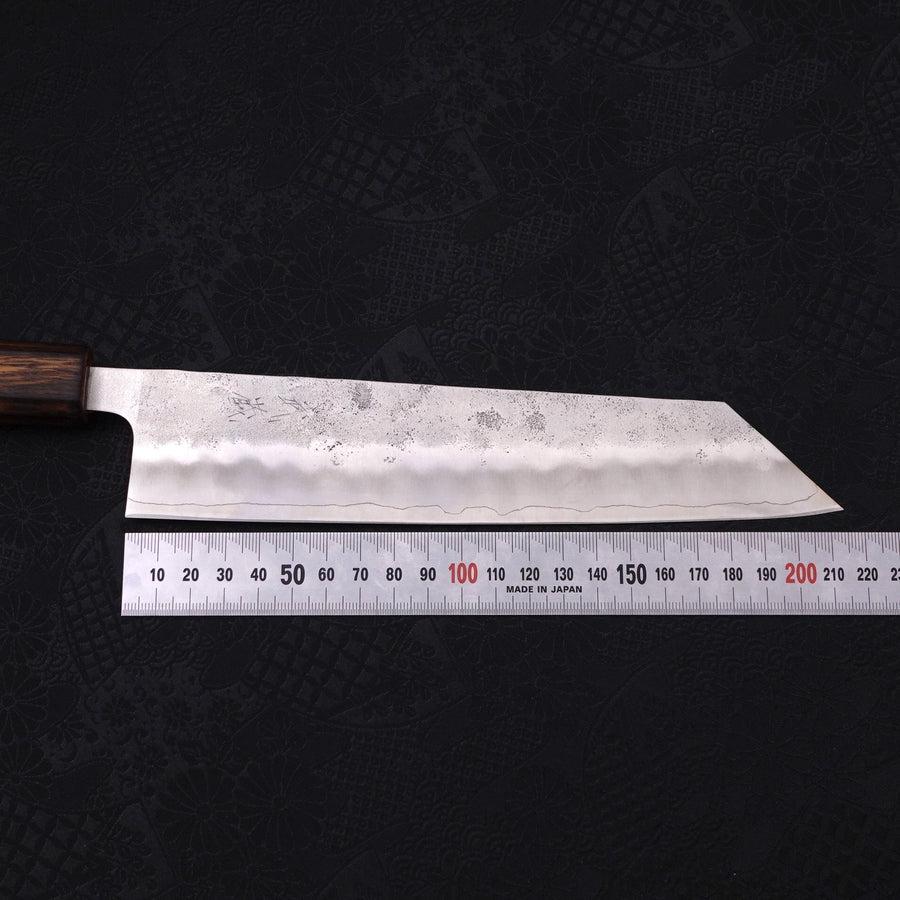 Kiritsuke Silver Steel #3 Nashiji Sumi Urushi Handle 210mm-Silver steel #3-Nashiji-Japanese Handle-[Musashi]-[Japanese-Kitchen-Knives]