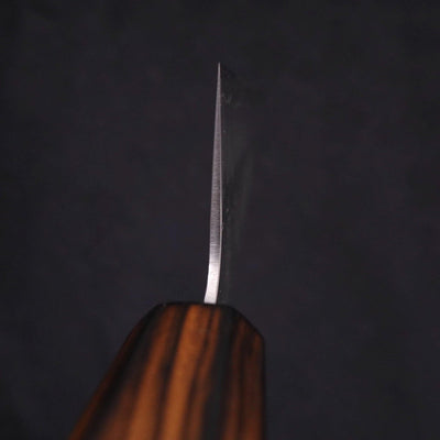 Kiritsuke Silver Steel #3 Nashiji Sumi Urushi Handle 240mm-Silver steel #3-Nashiji-Japanese Handle-[Musashi]-[Japanese-Kitchen-Knives]