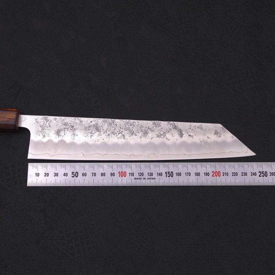 Kiritsuke Silver Steel #3 Nashiji Sumi Urushi Handle 240mm-Silver steel #3-Nashiji-Japanese Handle-[Musashi]-[Japanese-Kitchen-Knives]