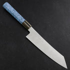 Kiritsuke Silver Steel #3 Nickel Damascus Buffalo Turquoise Handle 210mm (8.3”)-[Musashi]-[Japanese-Kitchen-Knives]