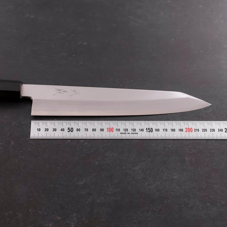 切付 銀紙3号 梨地 墨漆柄 240mm – MUSASHI