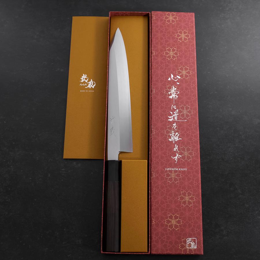 切付 銀紙3号 梨地 墨漆柄 240mm – MUSASHI