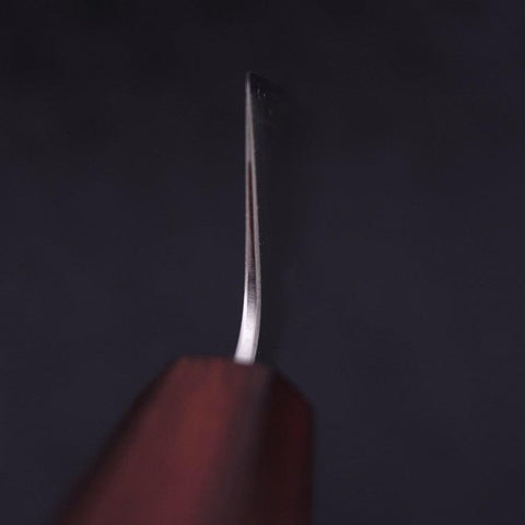 Kiritsuke Silver Steel #3 Polished Purple Urushi Handle 210mm (8.3”)-[Musashi]-[Japanese-Kitchen-Knives]