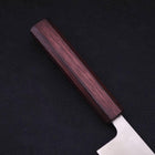 Kiritsuke Silver Steel #3 Polished Purple Urushi Handle 210mm (8.3”)-[Musashi]-[Japanese-Kitchen-Knives]