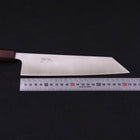 Kiritsuke Silver Steel #3 Polished Purple Urushi Handle 210mm (8.3”)-[Musashi]-[Japanese-Kitchen-Knives]