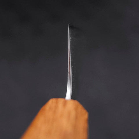 Kiritsuke Silver Steel #3 Polished Yaki Urushi Handle 210mm (8.3”)-[Musashi]-[Japanese-Kitchen-Knives]