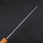 Kiritsuke Silver Steel #3 Polished Yaki Urushi Handle 210mm (8.3”)-[Musashi]-[Japanese-Kitchen-Knives]