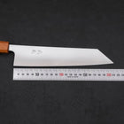 Kiritsuke Silver Steel #3 Polished Yaki Urushi Handle 210mm (8.3”)-[Musashi]-[Japanese-Kitchen-Knives]
