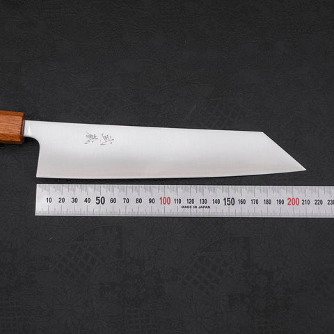 Kiritsuke Silver Steel #3 Polished Yaki Urushi Handle 210mm (8.3”)-[Musashi]-[Japanese-Kitchen-Knives]
