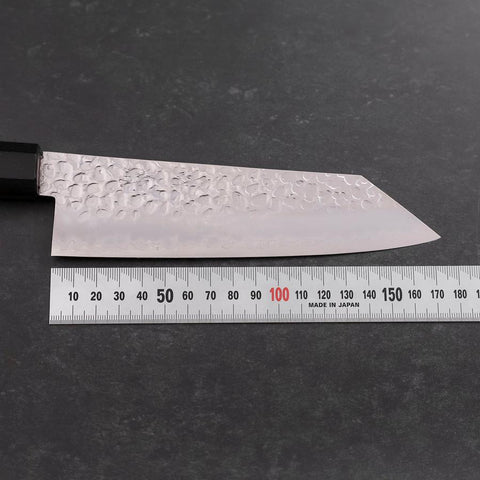 Kiritsuke Silver Steel #3 Tsuchime Walnut Handle 170mm (6.7”)-[Musashi]-[Japanese-Kitchen-Knives]