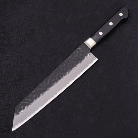 Kiritsuke Stainless Clad Blue Super Kurouchi Tsuchime Western Handle 210mm (8.3”)-[Musashi]-[Japanese-Kitchen-Knives]