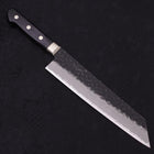 Kiritsuke Stainless Clad Blue Super Kurouchi Tsuchime Western Handle 210mm (8.3”)-[Musashi]-[Japanese-Kitchen-Knives]