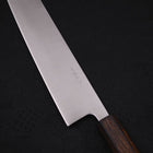 Kiritsuke Stainless Clad Blue Super Polished Sumi Urushi Handle 210mm (8.3”)-[Musashi]-[Japanese-Kitchen-Knives]