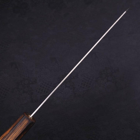 Kiritsuke Stainless Clad Blue Super Polished Sumi Urushi Handle 210mm (8.3”)-[Musashi]-[Japanese-Kitchen-Knives]