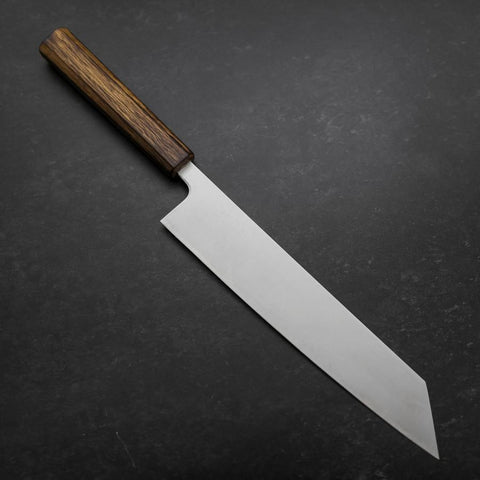 Kiritsuke Stainless Clad Blue Super Polished Sumi Urushi Handle 240mm (9.4”)-[Musashi]-[Japanese-Kitchen-Knives]