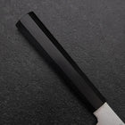 Kiritsuke Sujihiki VG-10 Damascus Ebony Handle 175mm (6.8”)-[Musashi]-[Japanese-Kitchen-Knives]