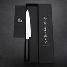 Kiritsuke Sujihiki VG-10 Damascus Ebony Handle 175mm (6.8”)-[Musashi]-[Japanese-Kitchen-Knives]