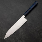 Kiritsuke VG-10 Damascus Blue Birch Handle 210mm-[Musashi]-[Japanese-Kitchen-Knives]