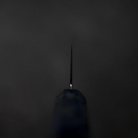 Kiritsuke VG-10 Damascus Blue Birch Handle 210mm-[Musashi]-[Japanese-Kitchen-Knives]