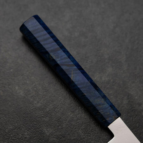 Kiritsuke VG-10 Damascus Blue Birch Handle 210mm-[Musashi]-[Japanese-Kitchen-Knives]