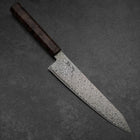 Kiritsuke VG-10 Damascus Brown Birch Handle 210mm (8.3”)-[Musashi]-[Japanese-Kitchen-Knives]