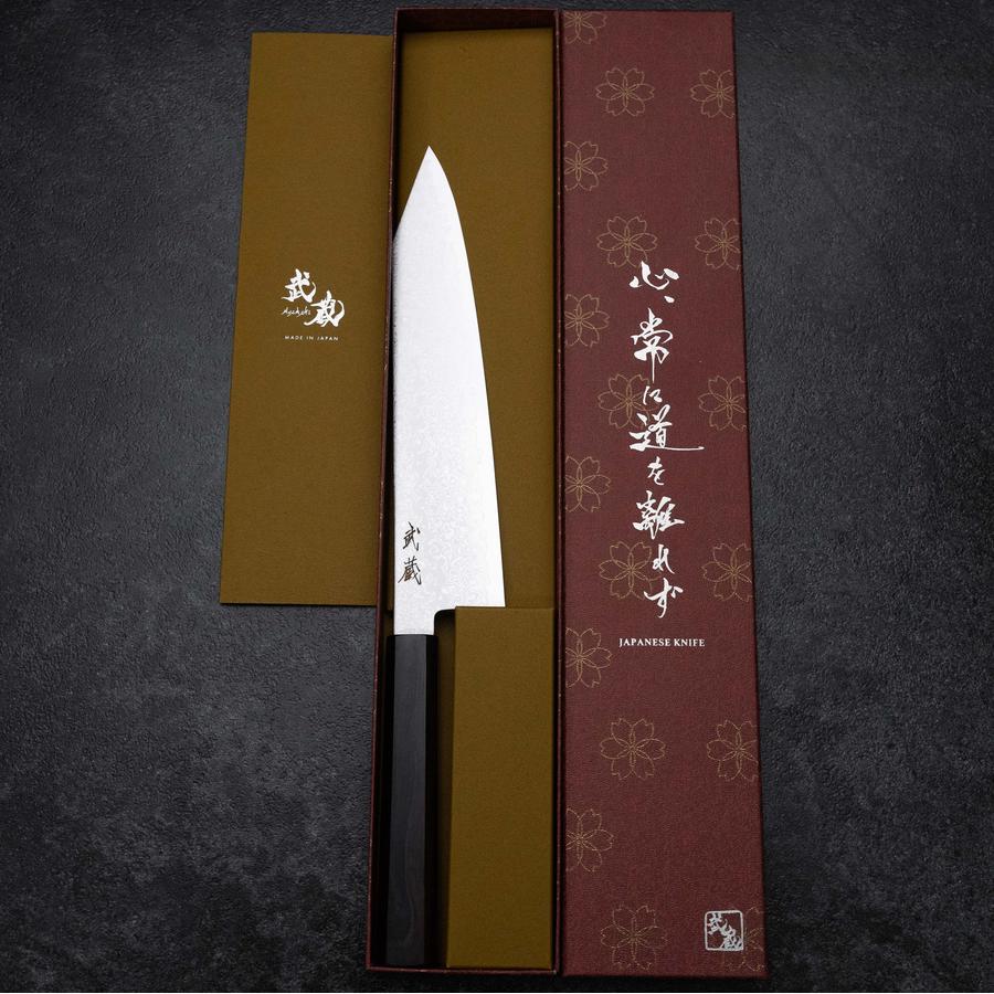 三徳 VG-10 槌目ダマスカス 八角柄 180mm – MUSASHI
