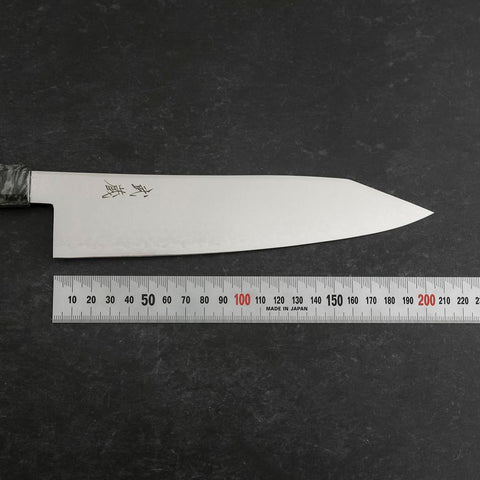 Kiritsuke VG-10 Damascus Gray Birch Handle 210mm (8.3”)-[Musashi]-[Japanese-Kitchen-Knives]