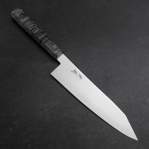Kiritsuke VG-10 Damascus Gray Birch Handle 210mm (8.3”)-[Musashi]-[Japanese-Kitchen-Knives]