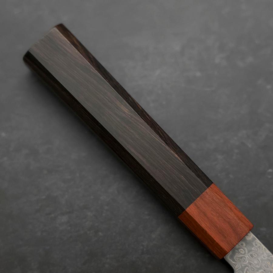 Kiritsuke VG-10 Damascus Shitan Ebony Handle 210mm-[Musashi]-[Japanese-Kitchen-Knives]