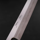 Kiritsuke VG-10 Mirror Buffalo Ebony Handle 240mm-[Musashi]-[Japanese-Kitchen-Knives]