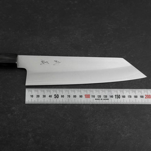 Kiritsuke VG-10 Polished Buffalo Ebony Handle 200mm (7.9”)-[Musashi]-[Japanese-Kitchen-Knives]