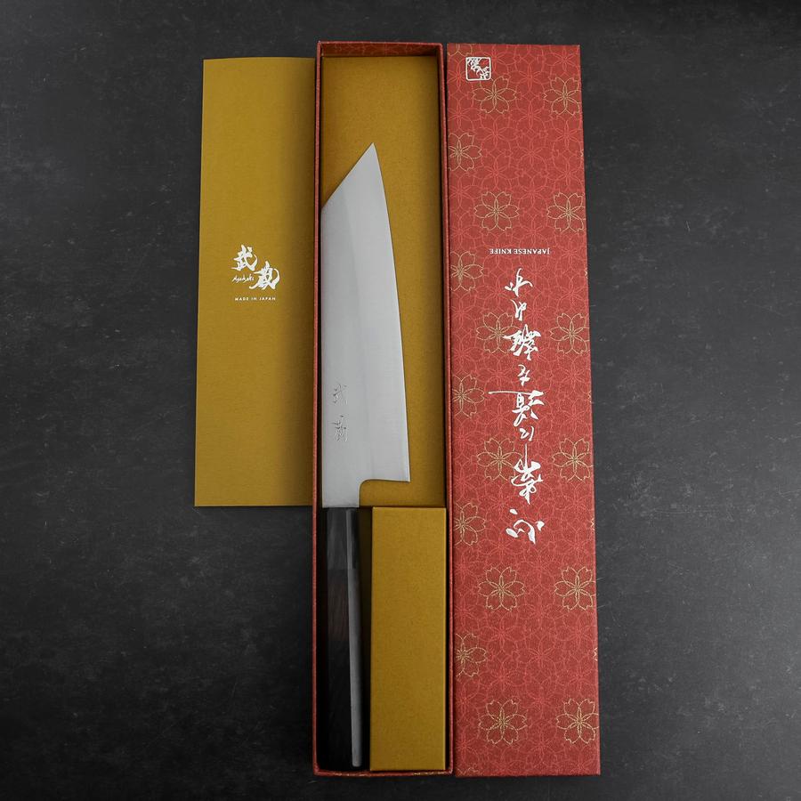Kiritsuke VG-10 Polished Buffalo Ebony Handle 200mm (7.9”) – MUSASHI