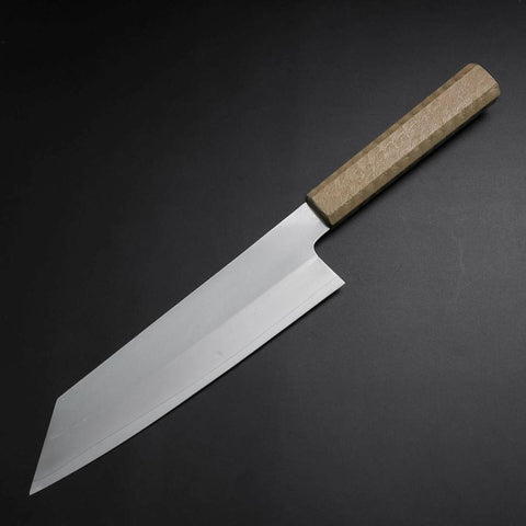 Kiritsuke VG-10 Polished White Urushi Handle 200mm-[Musashi]-[Japanese-Kitchen-Knives]