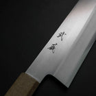 Kiritsuke VG-10 Polished White Urushi Handle 200mm-[Musashi]-[Japanese-Kitchen-Knives]