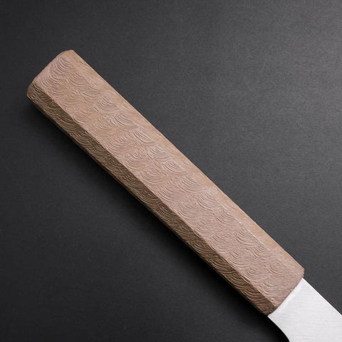 Kiritsuke VG-10 Polished White Urushi Handle 200mm-[Musashi]-[Japanese-Kitchen-Knives]