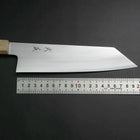 Kiritsuke VG-10 Polished White Urushi Handle 200mm-[Musashi]-[Japanese-Kitchen-Knives]