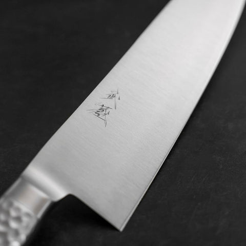 Kiritsuke VG-5 Polished Western Stainless Handle 195mm (7.7”)-[Musashi]-[Japanese-Kitchen-Knives]