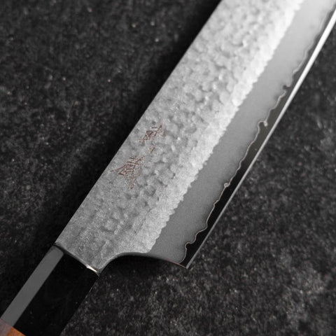Kiritsuke VG-5 Tsuchime Buffalo Bubinga Handle 200mm (7.9”)-[Musashi]-[Japanese-Kitchen-Knives]