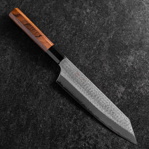Kiritsuke VG-5 Tsuchime Buffalo Bubinga Handle 200mm (7.9”)-[Musashi]-[Japanese-Kitchen-Knives]